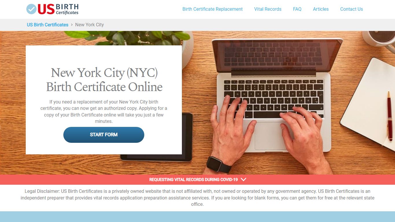 New York City (NYC) Birth Certificate Online